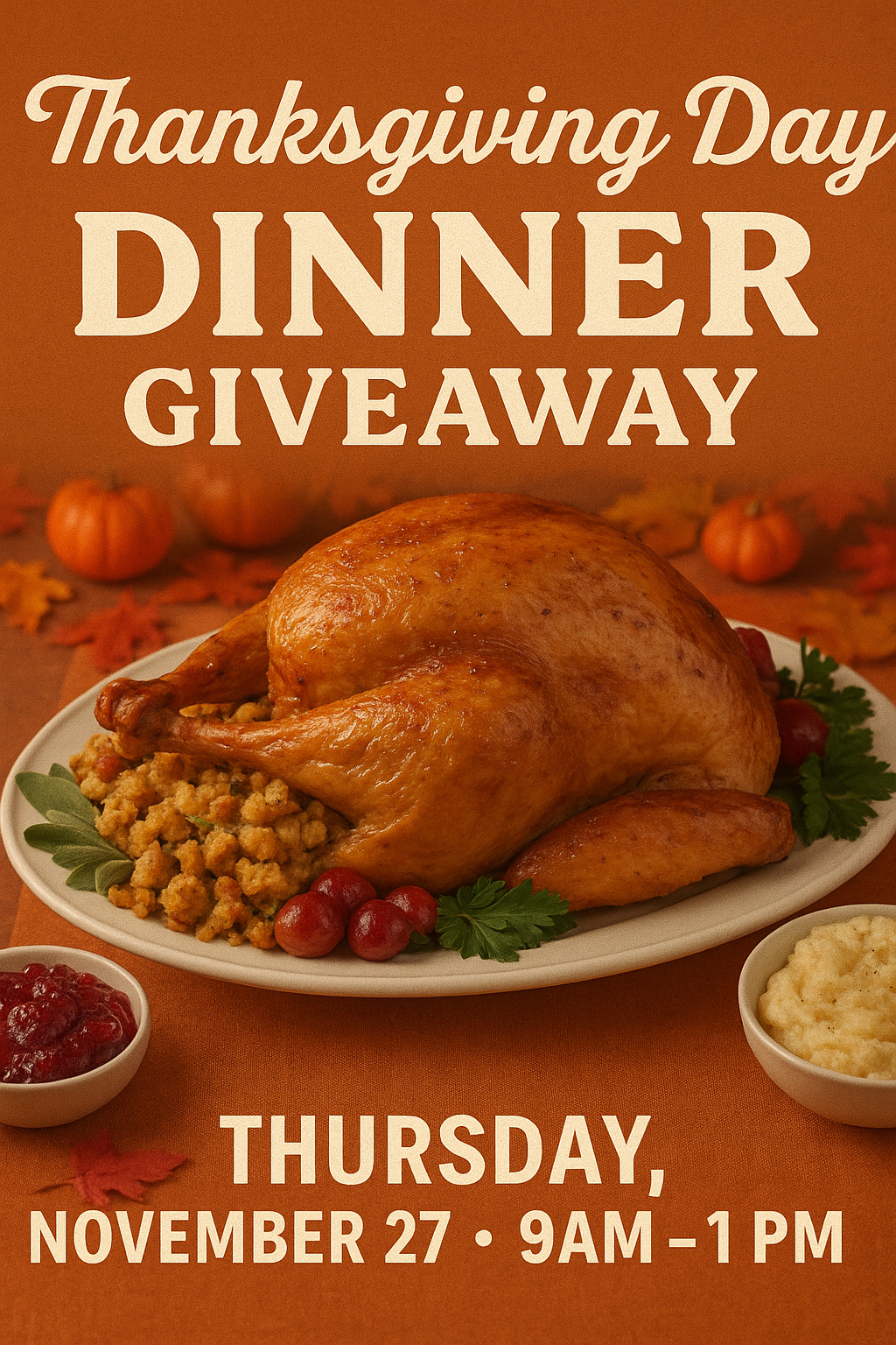 Thanksgiving Dinner Giveaway